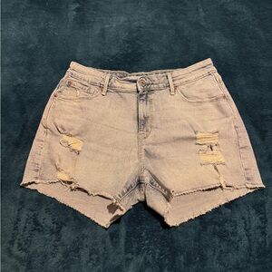 Denizen from Levi's Blue Jean Shorts Distressed Cut-Off